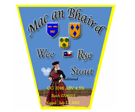 Wee Rye Stout
