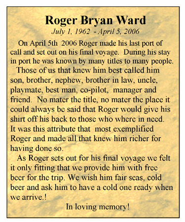 Roger Back Lable