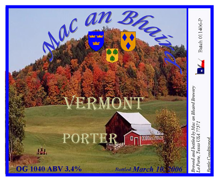 vermont porter